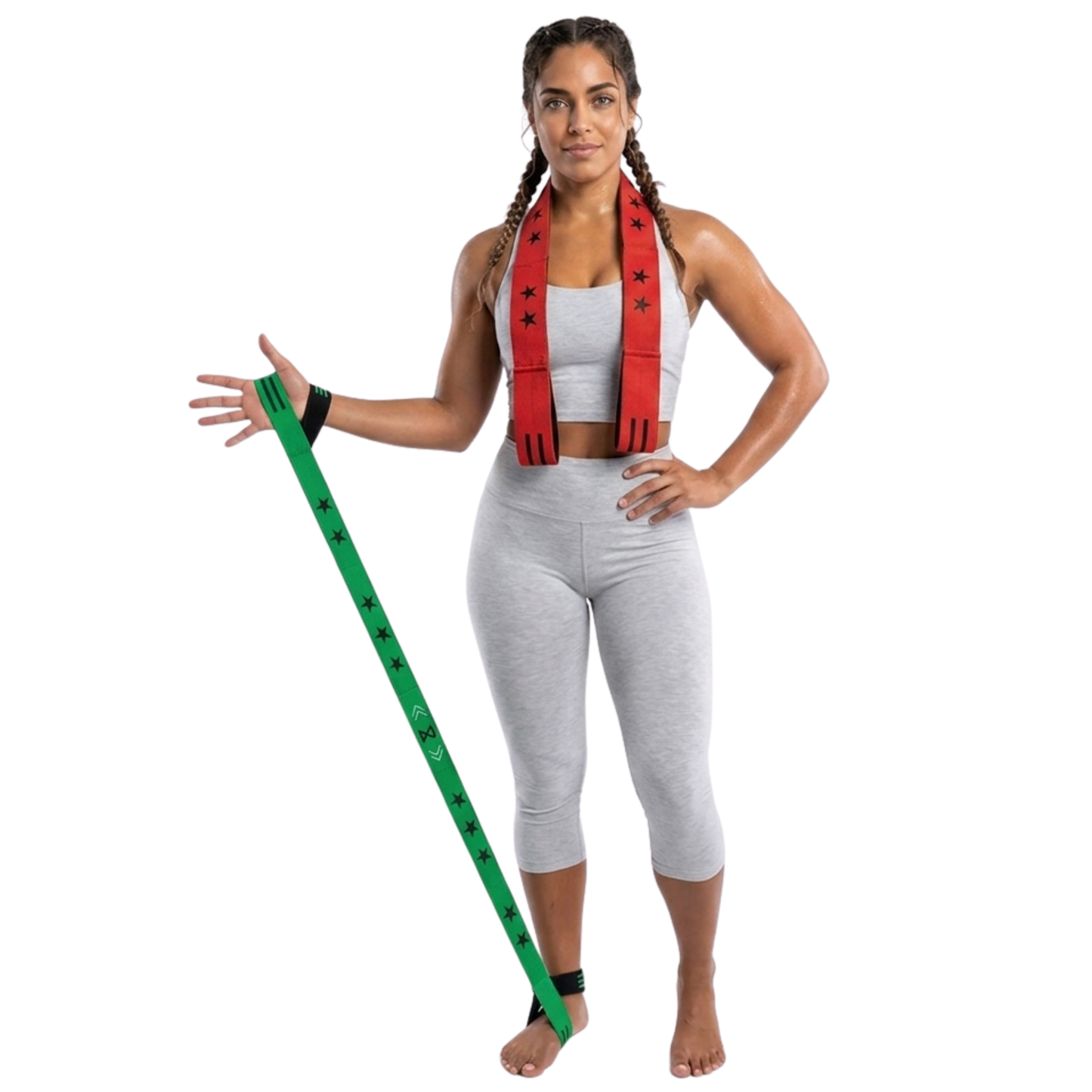 Athlete training with the Two8 Bands wearable resistance band system for mobility and strength